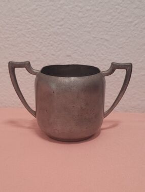 Vintage Old English Pewter Sugar Bowl